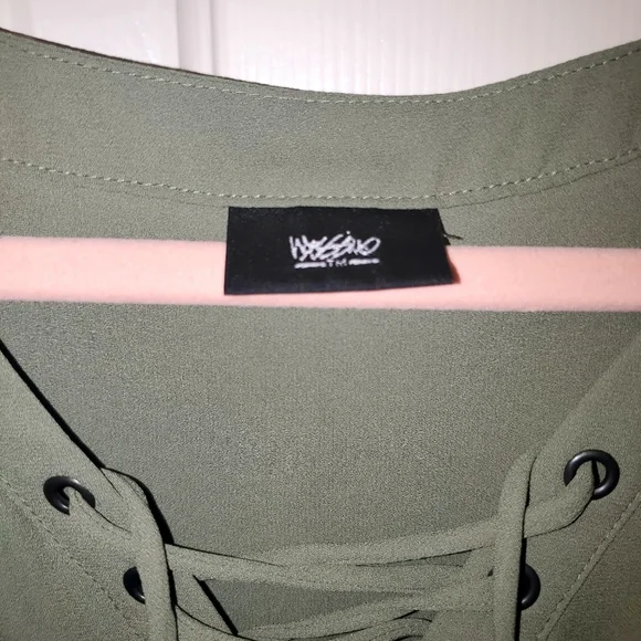 Army Green Target Dress - Picture 4 of 9